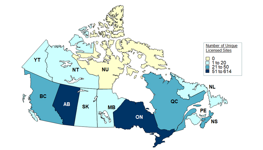Canada | January Province Map