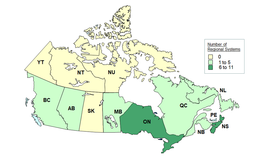 Canada | January Province Map