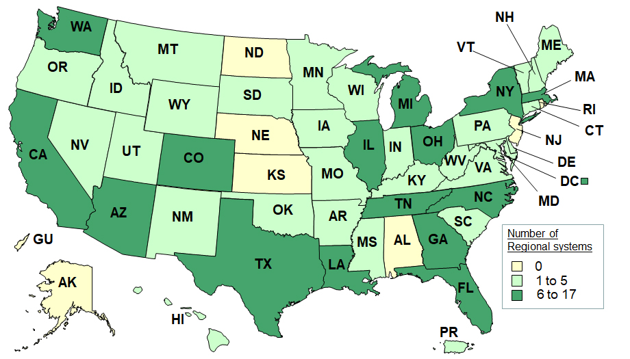USA | January 2022 Regional Map