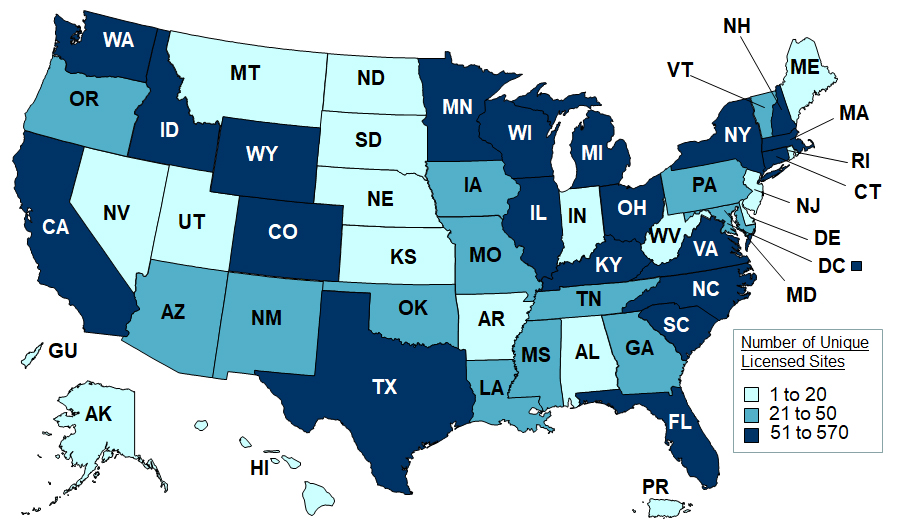 USA | January Regional Map